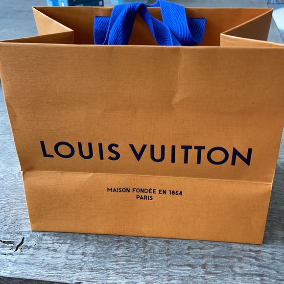 Louis Vuitton gift Box - shopping bag - blue Ribbon NEW - Picture 5 of 11